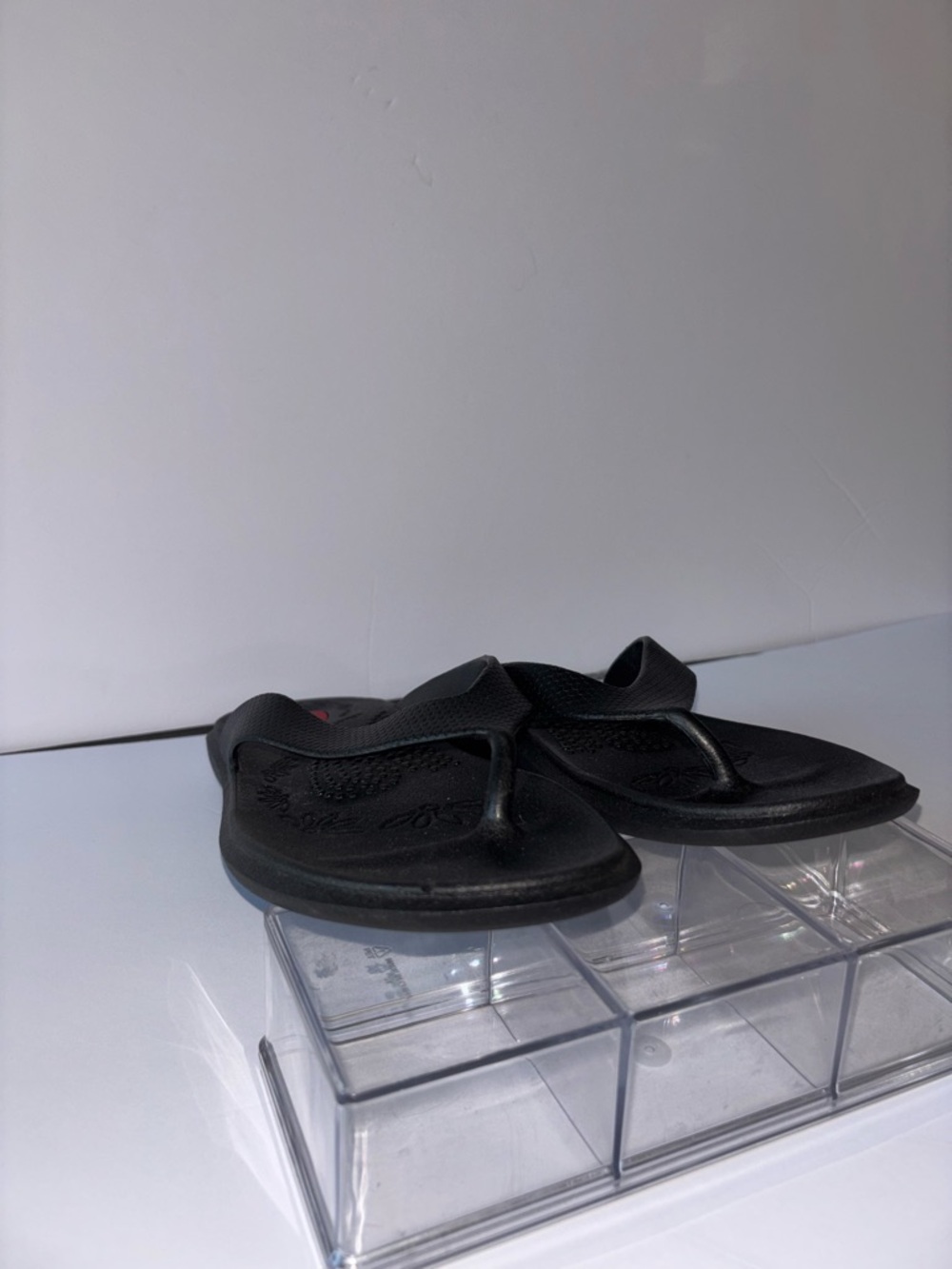 Okabashi Maui Flip Flops Black Sandals Women's Size ML - Picture 5 of 8